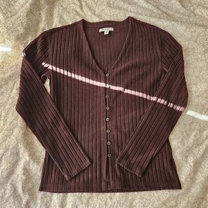 Burgundy Cardigan